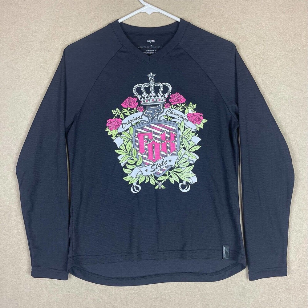 Fox Racing Womens M Performance Long Sleeve Top The Original Champion Style